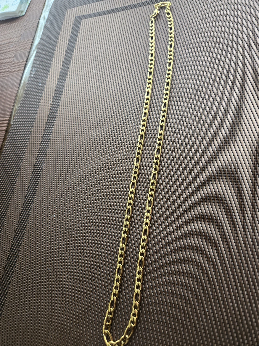 Gold Figaro Chain Necklace - photo 2