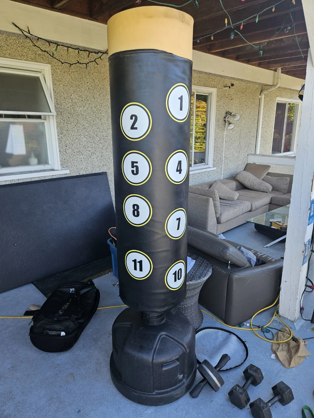 Free Standing Punching Bag with Targets