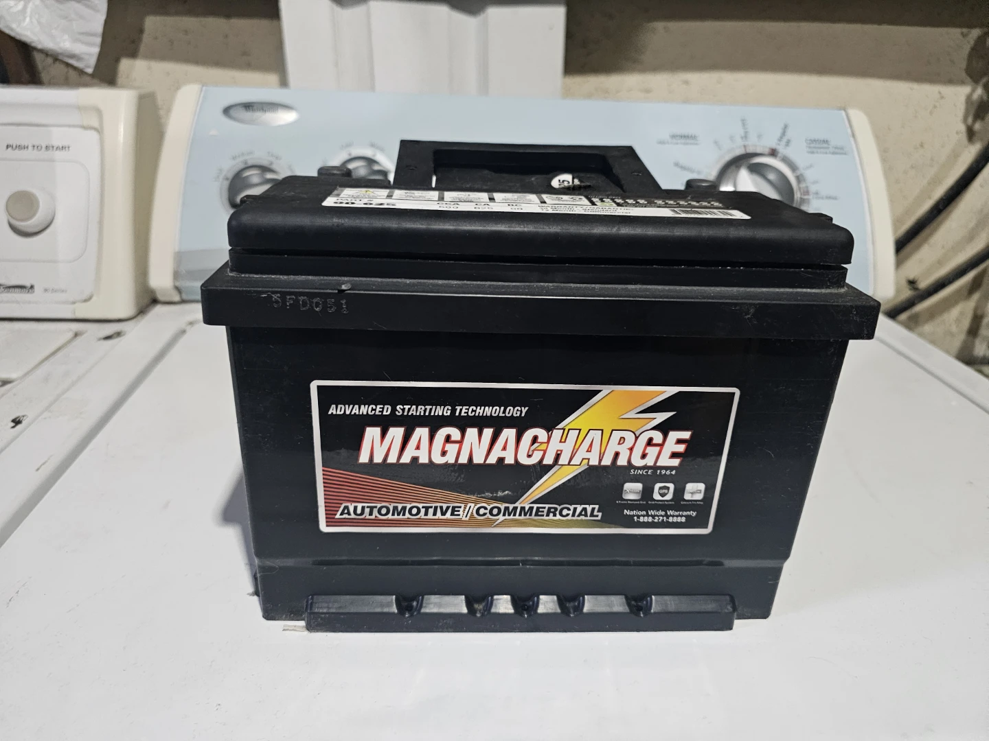 Car Battery like new 7x10