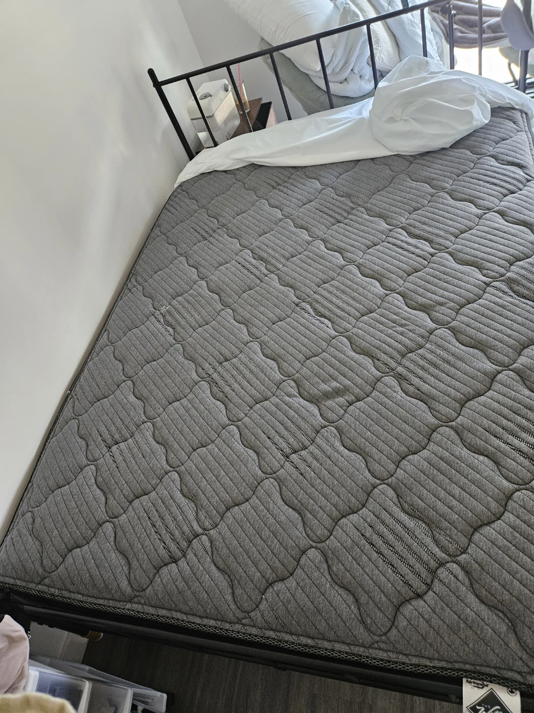 Like New Queen Mattress + Bed Frame | Only 3 Months Old - photo 3