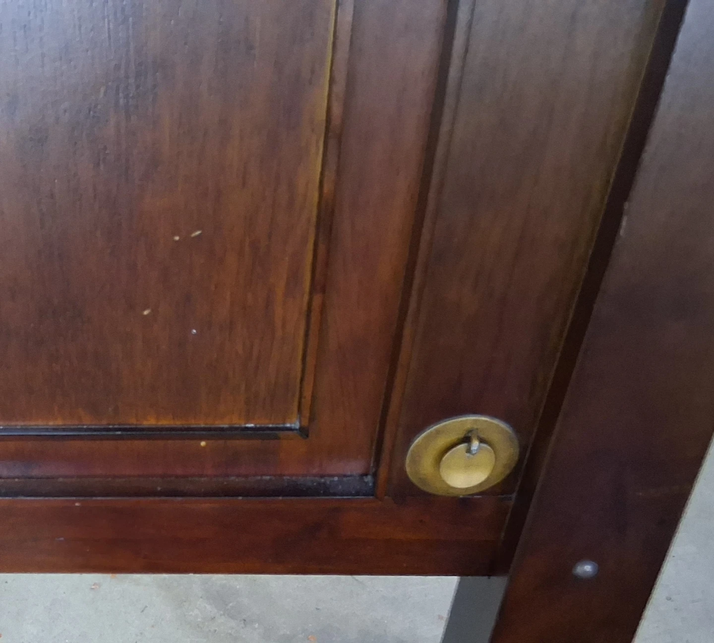 Pier 1 Imports Queen Size Wood Headboard and Bed Frame - photo 3