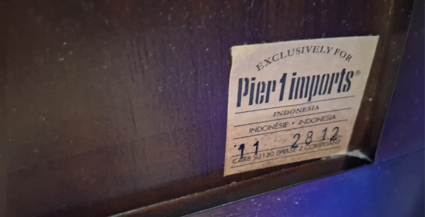 Pier 1 Imports Queen Size Wood Headboard and Bed Frame - photo 5