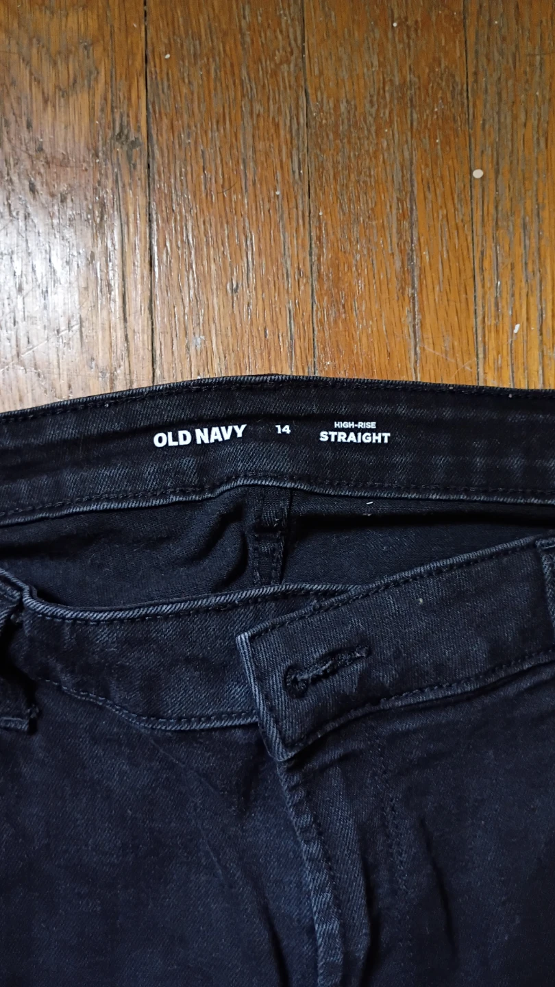 Old Navy High-Rise Straight Jeans Size W 14 - photo 2