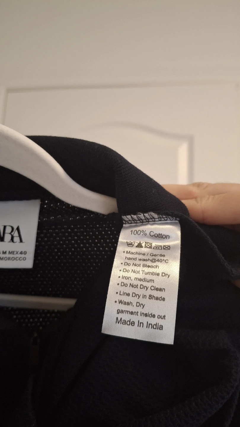 Zara Black Polo Shirt - photo 3