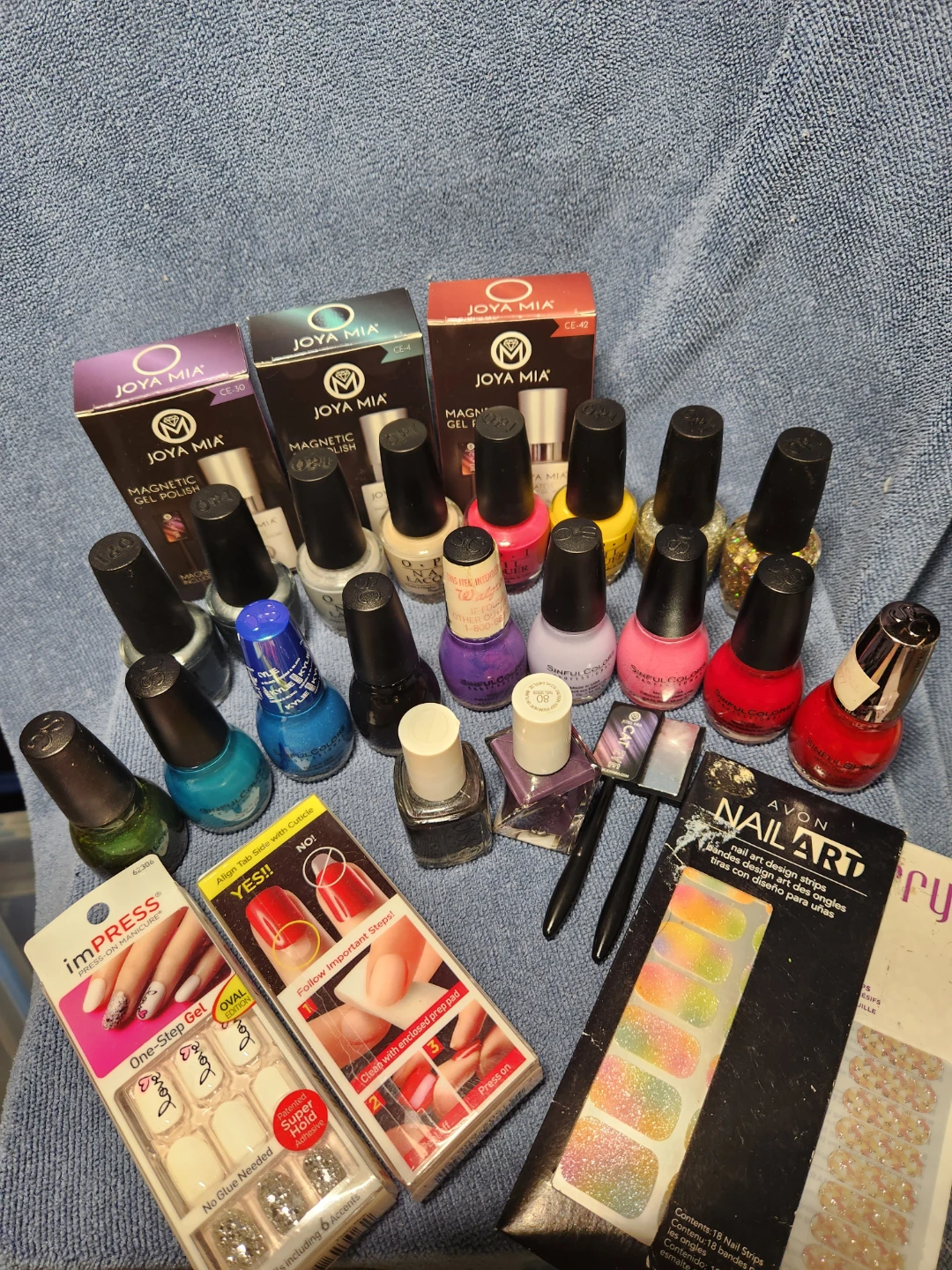 Nail Art, Nail Polish & Gel Polish Lot