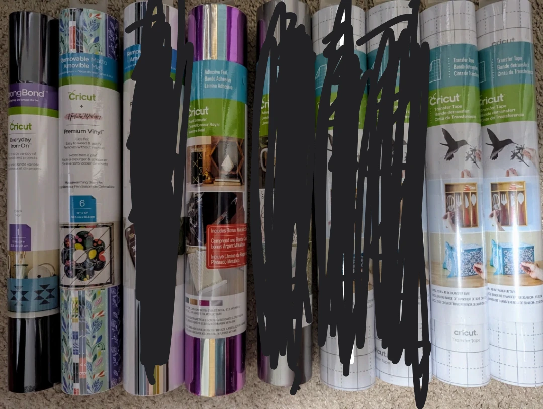 9 Cricut Vinyl and Transfer Tape Bundle - photo 2