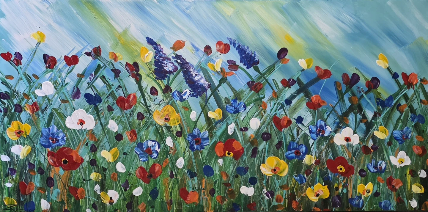 Huge original hand-painted painting by local Canadian artist - photo 2