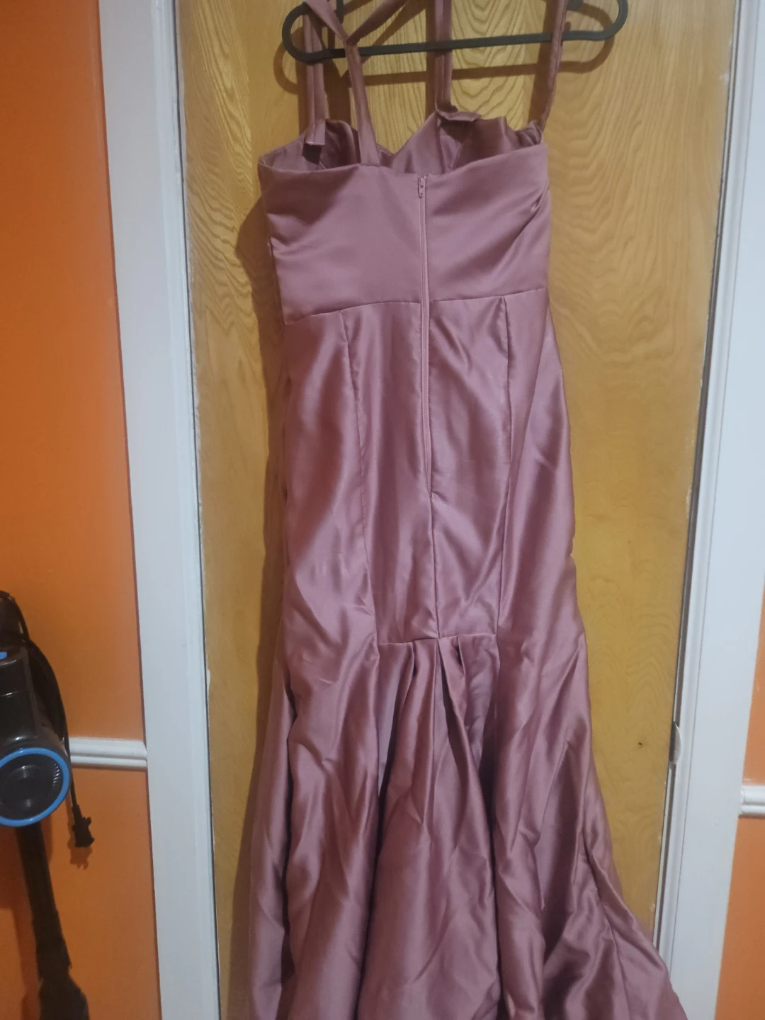 Pink Satin Gown