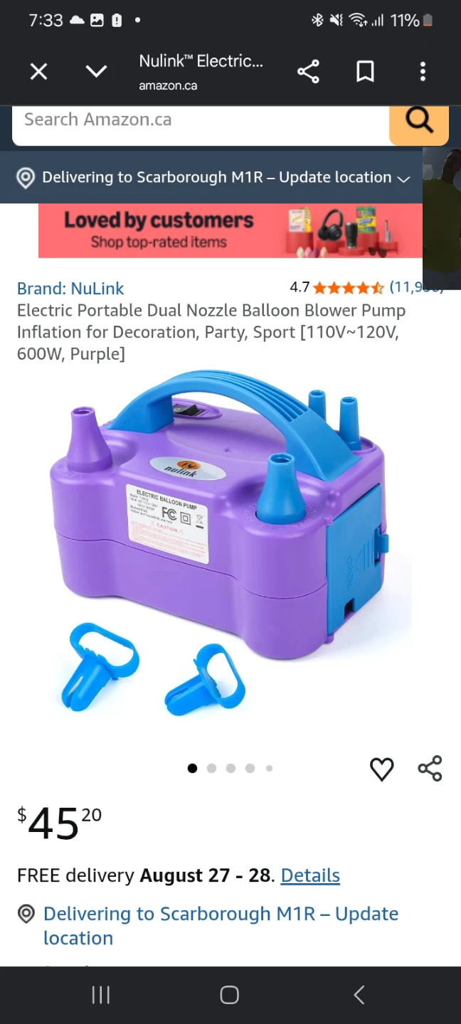 Electric ballon pump - photo 2