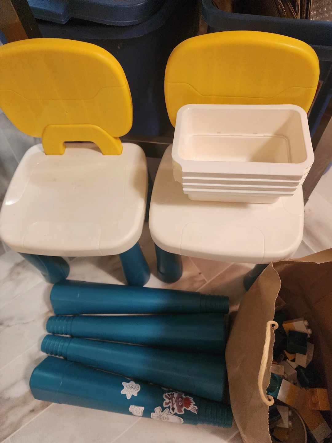Chairs and blocks - photo 3