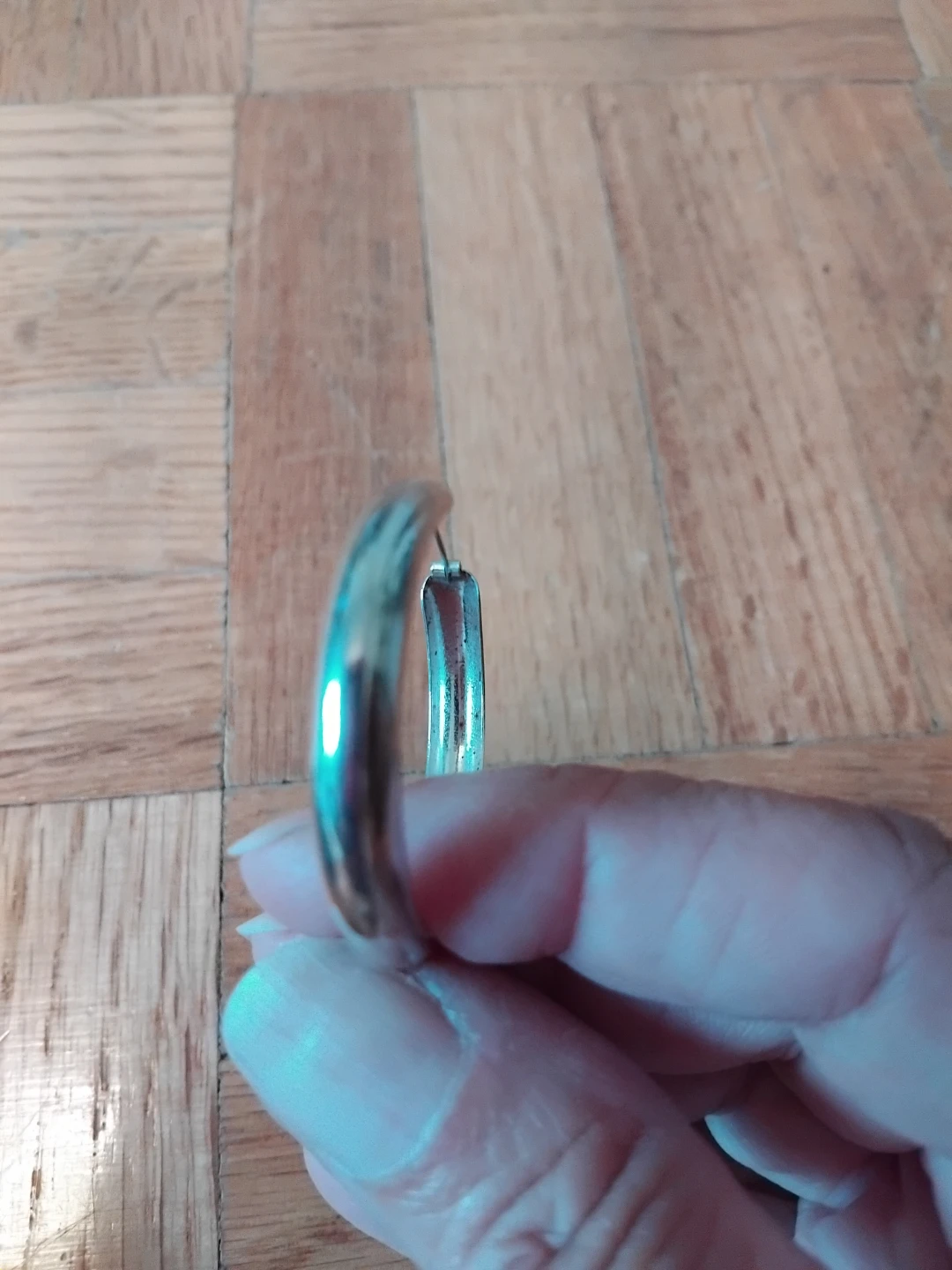 Sterling silver Hoop Earrings - photo 4