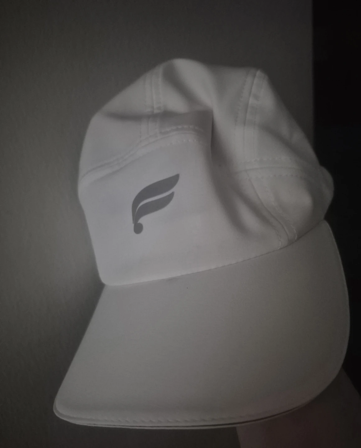White Fabletics Visor Hat