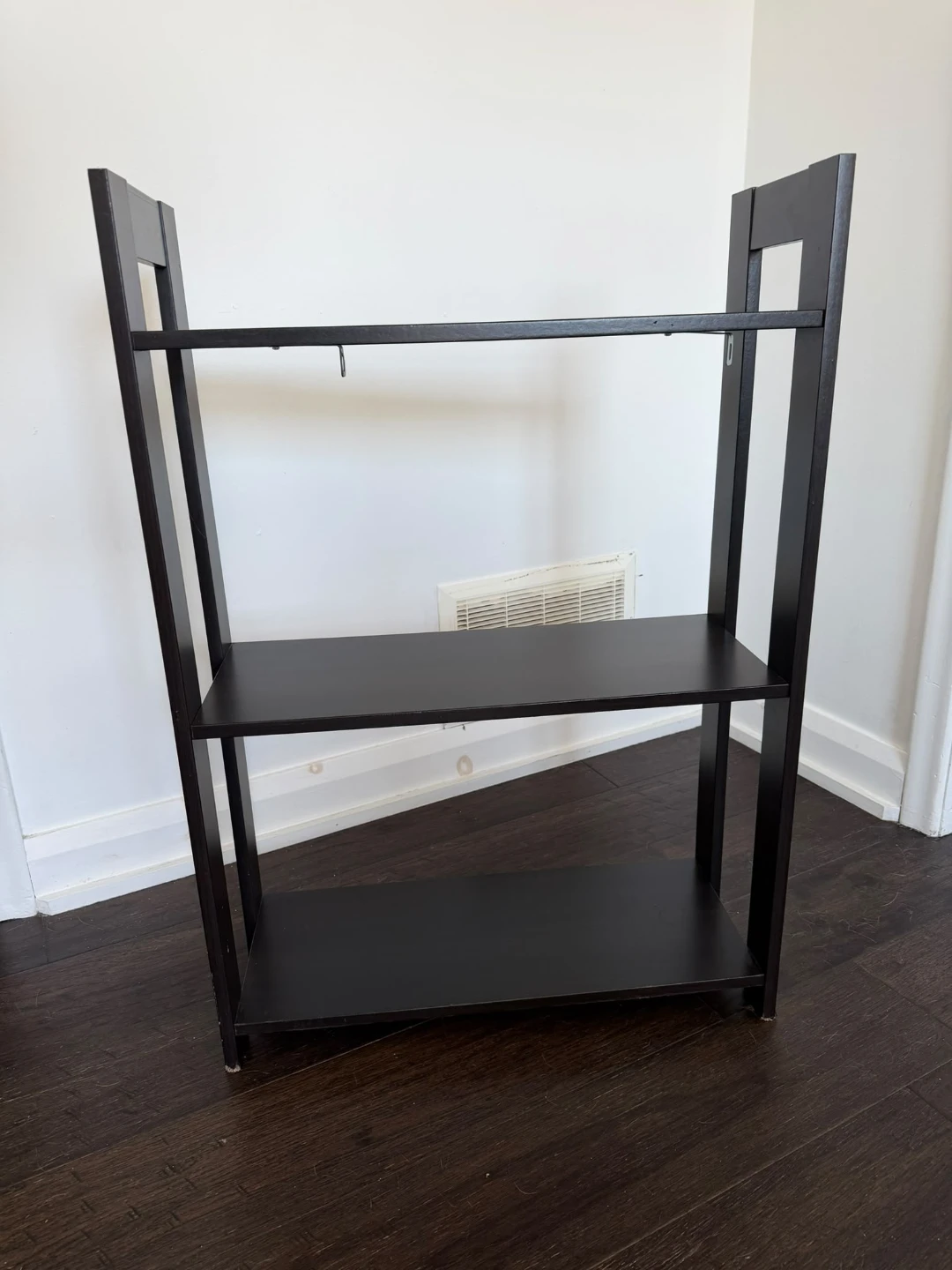 Dark Brown 3-Tier Ladder Shelf