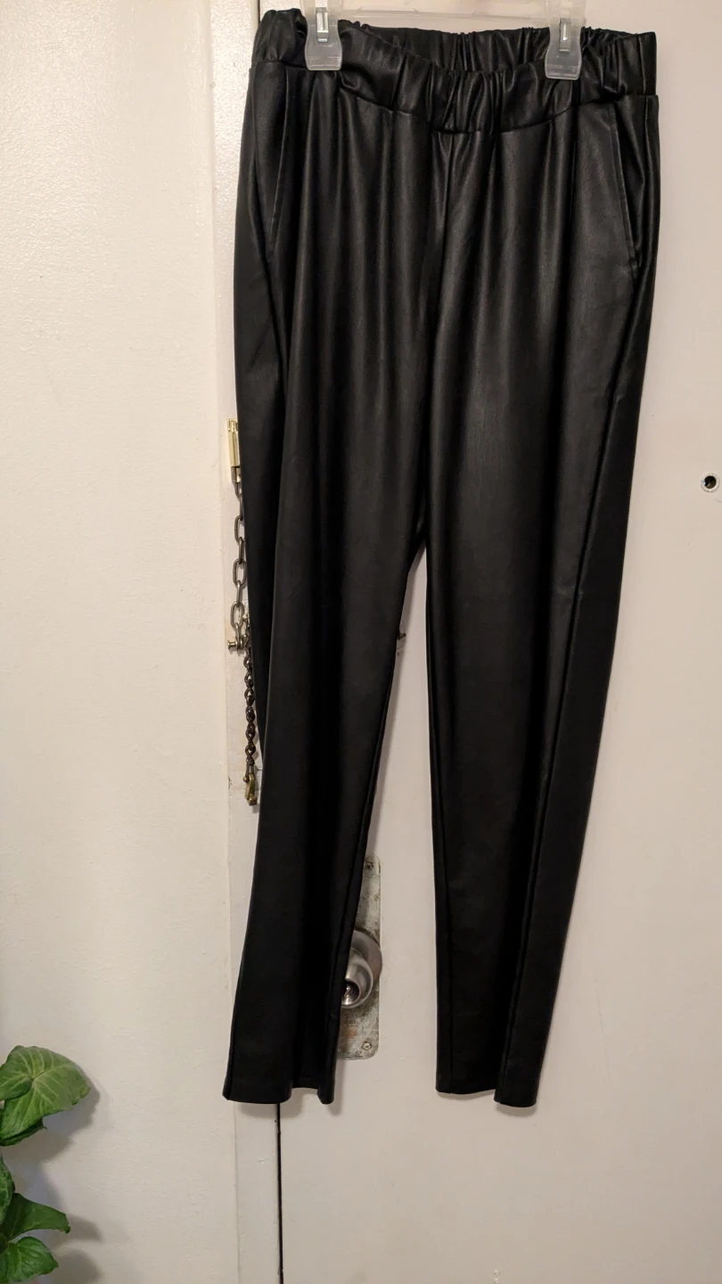 The Drop by LisaSnyc Faux Leather Pants Size M