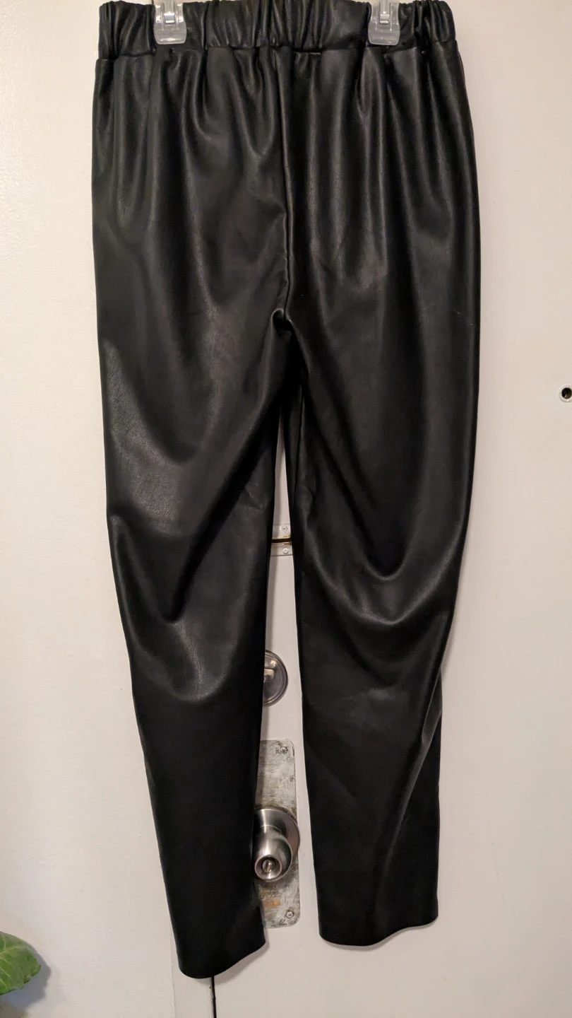The Drop by LisaSnyc Faux Leather Pants Size M - photo 2