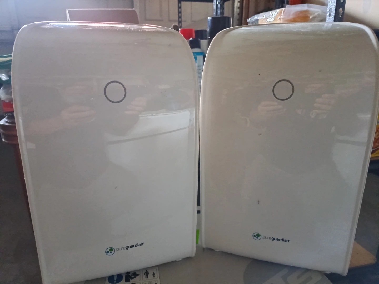 PureGuardian White Dehumidifiers (2 Pack)