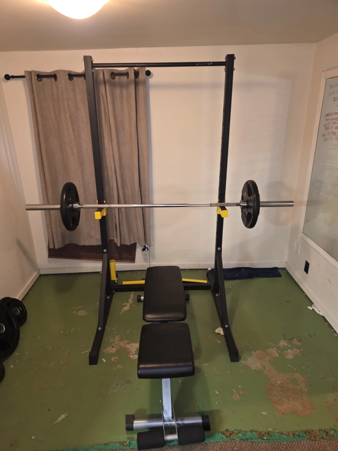 Weight Plates and Barbell Set