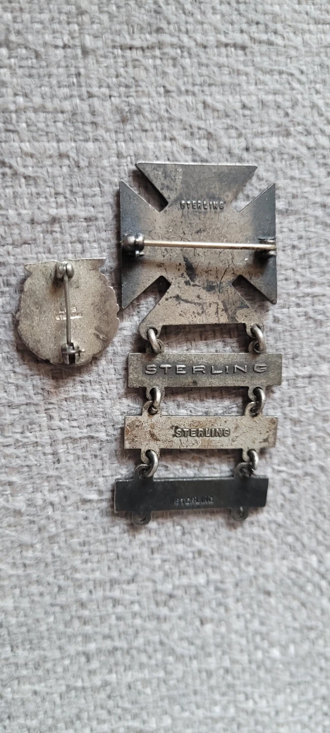 Sterling Marksmanship, engineers Pin - photo 2