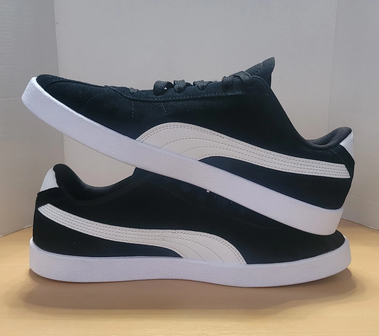 Puma Suede Sneakers Black White Men's US 9.5 - photo 2