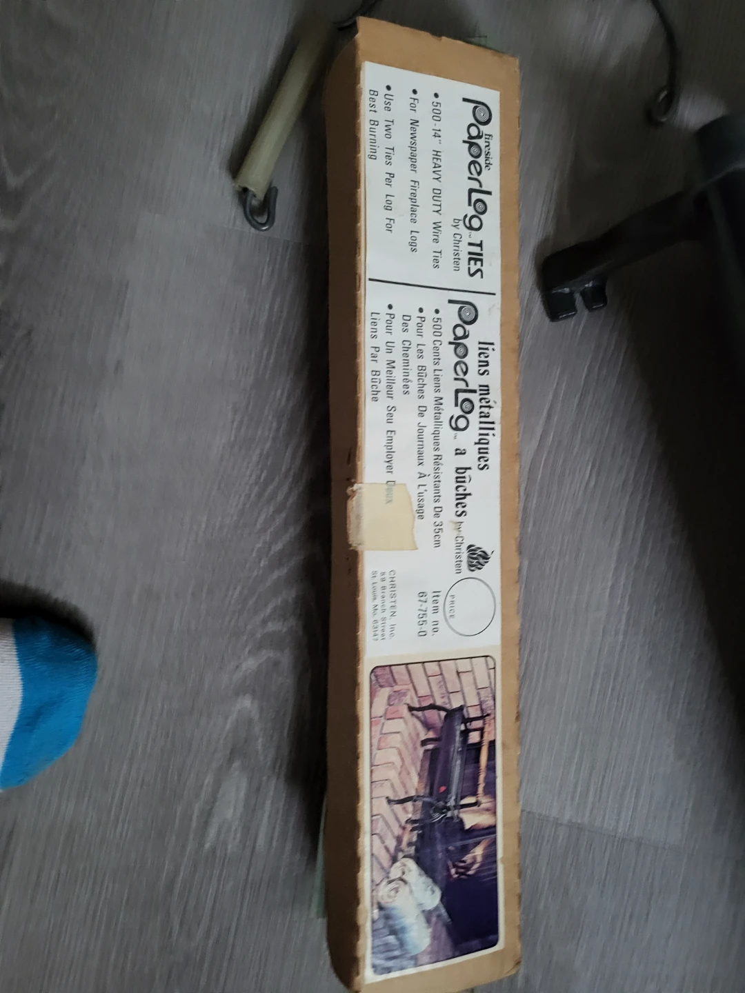 Vintage New Paperlog Roller and Wire Ties - photo 2