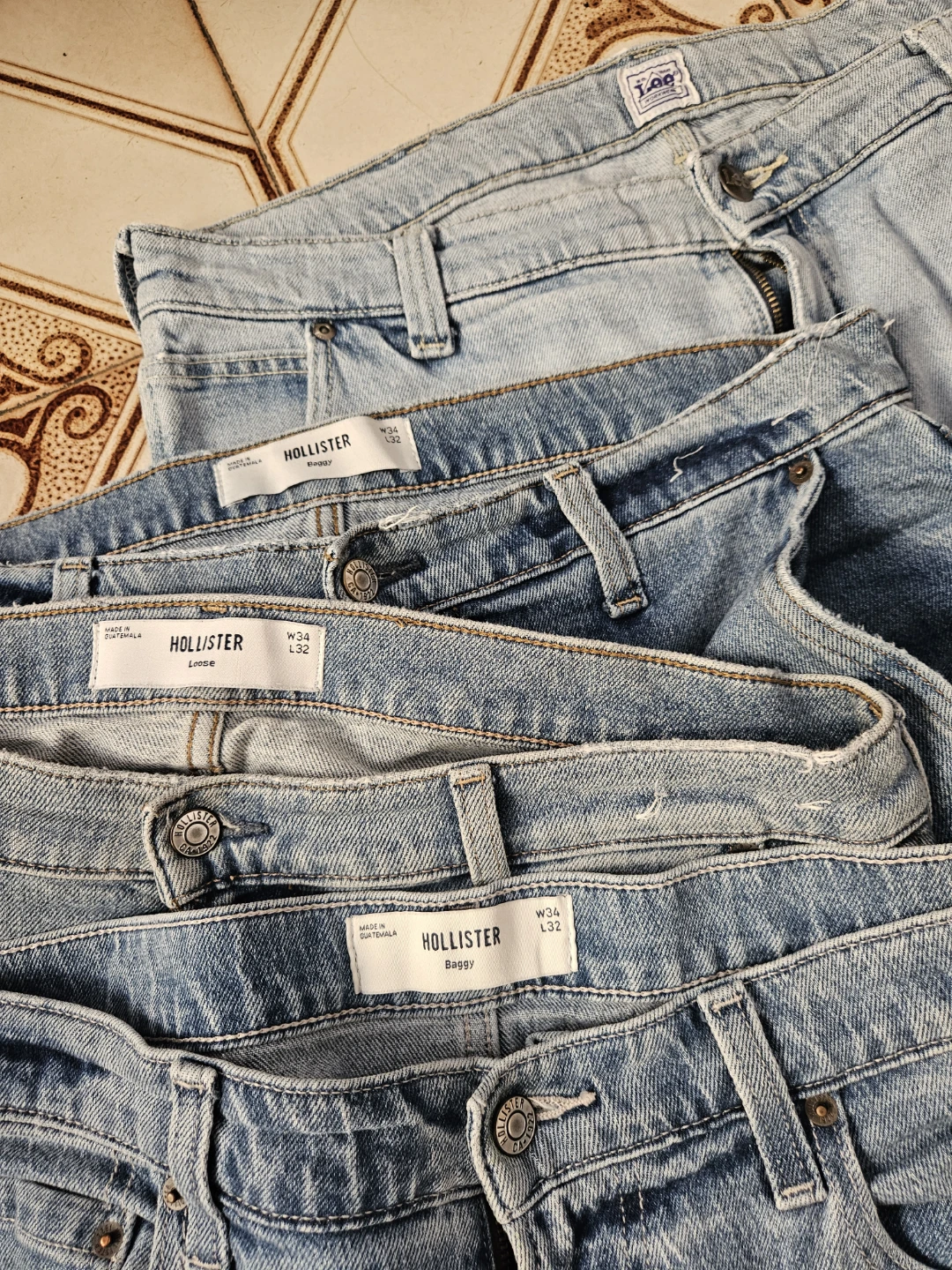 5 loose fit jeans 36x32  and 2 shorts - photo 5