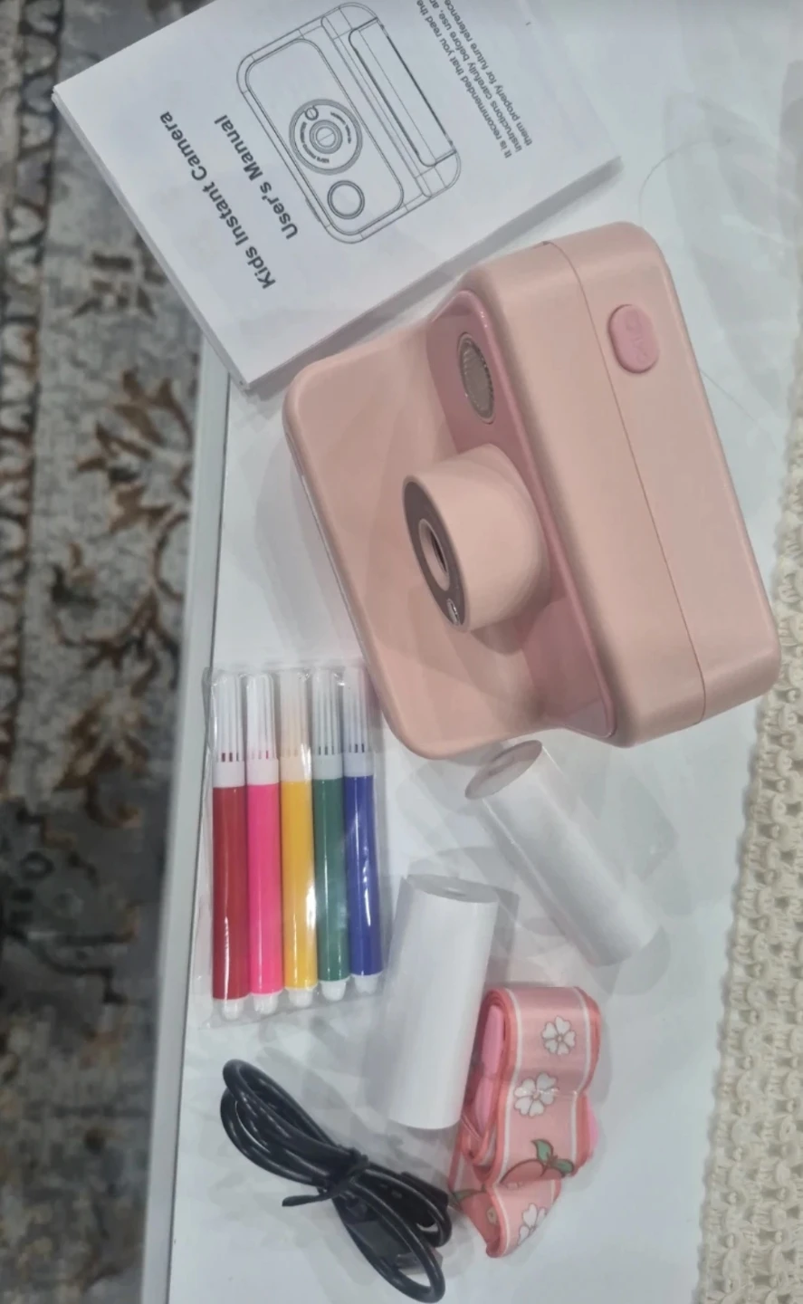 Kids Instant Print Camera in Pink - photo 5