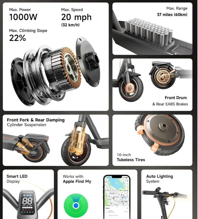 Navee GT3 pro electric scooter - photo 3