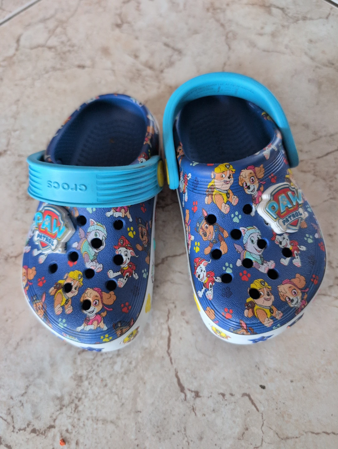 Paw Patrol Crocs Size 7 Toddler