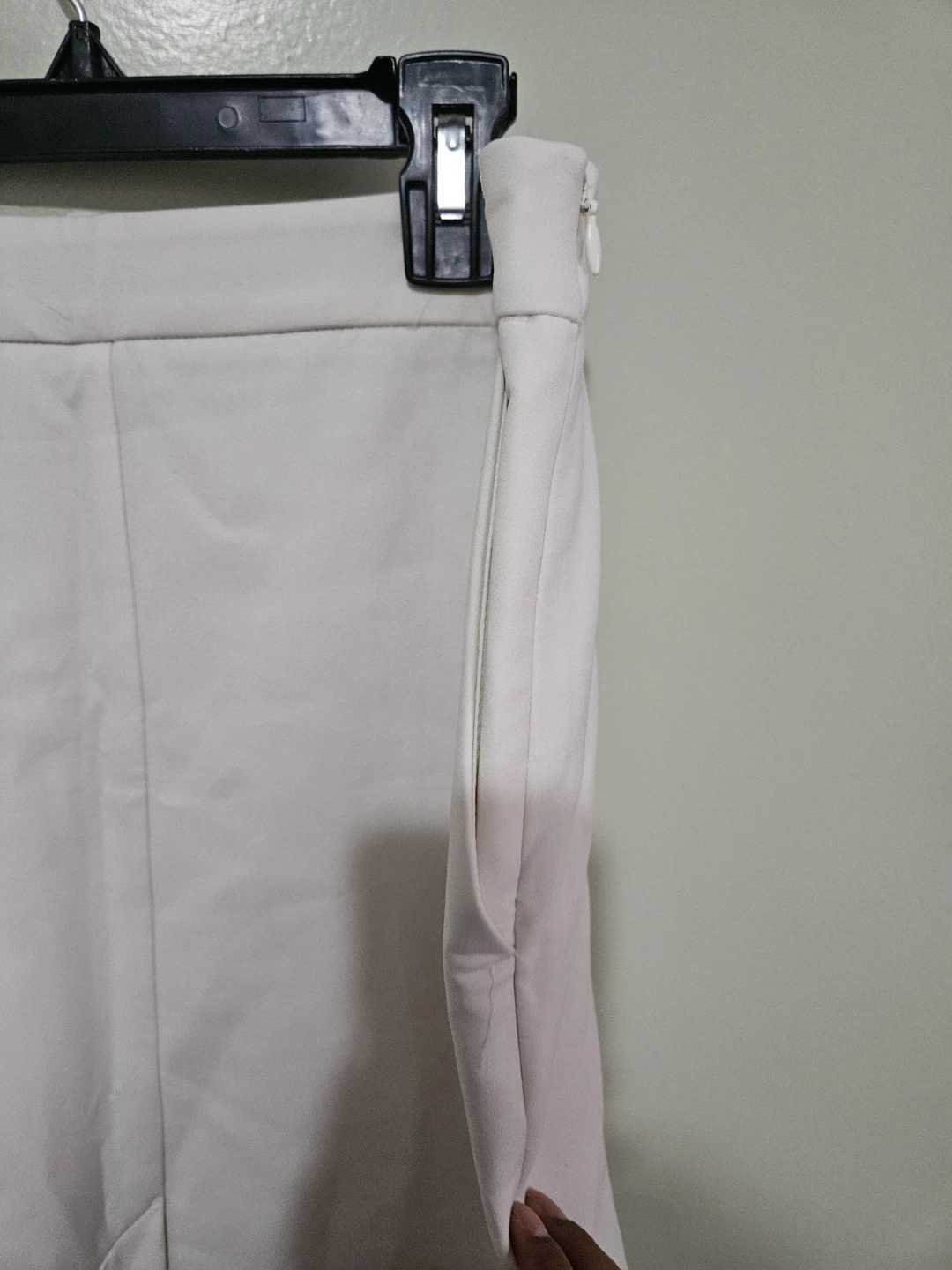 ZARA White Maxi Dress Skirt with Pockets - photo 4