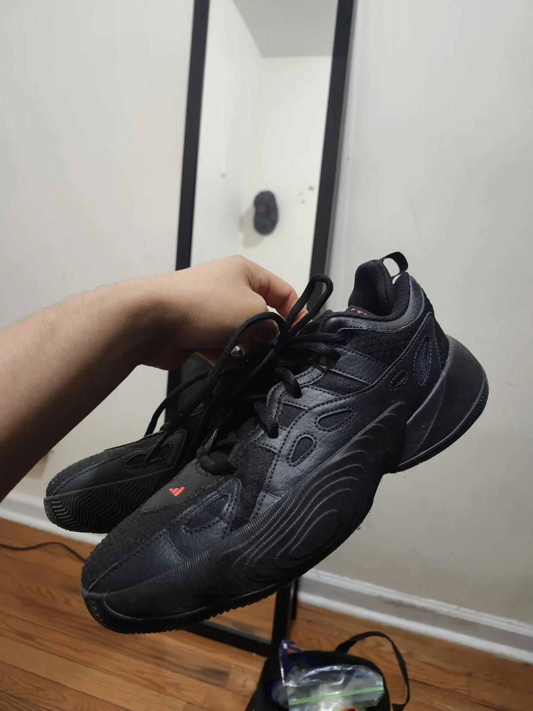 Adidas Black Shoes - photo 2