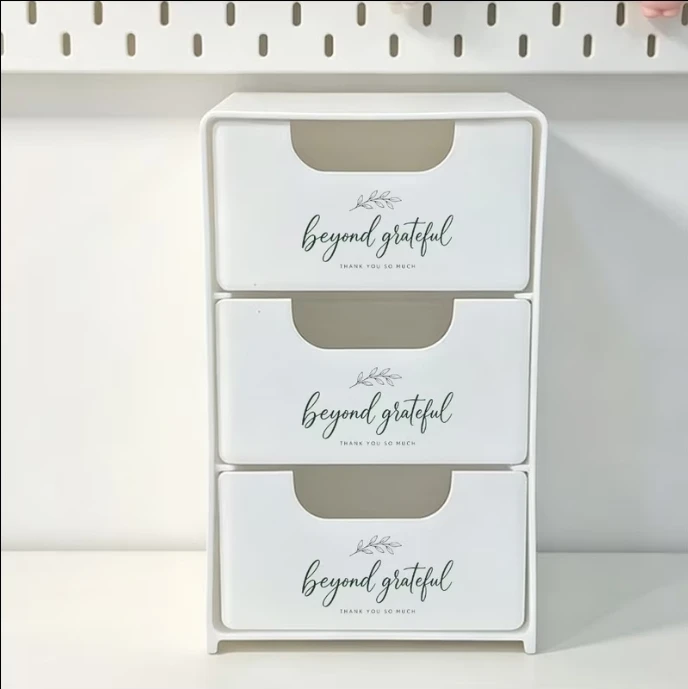 White 3-Drawer Organizer