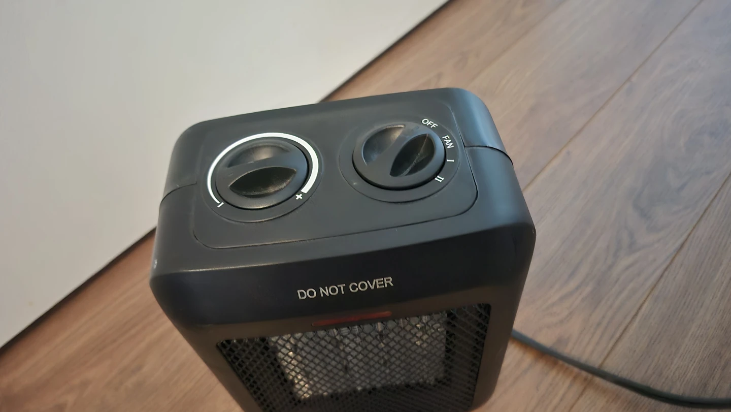 Black Portable Electric Heater - photo 2