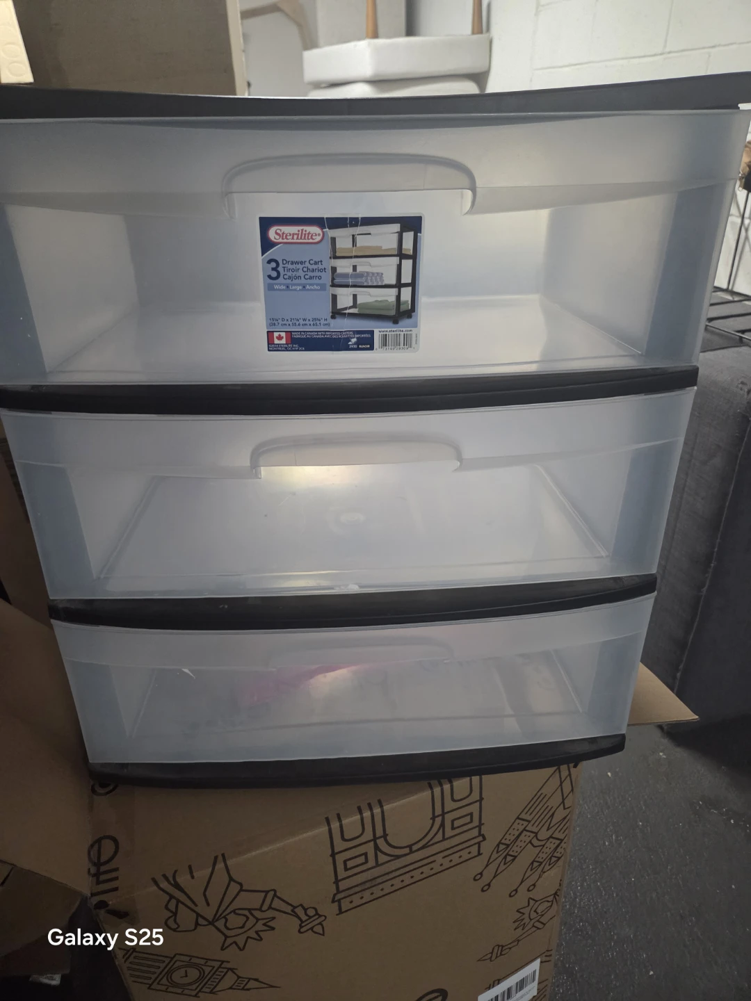 Sterilite 3 Drawer Cart - photo 2