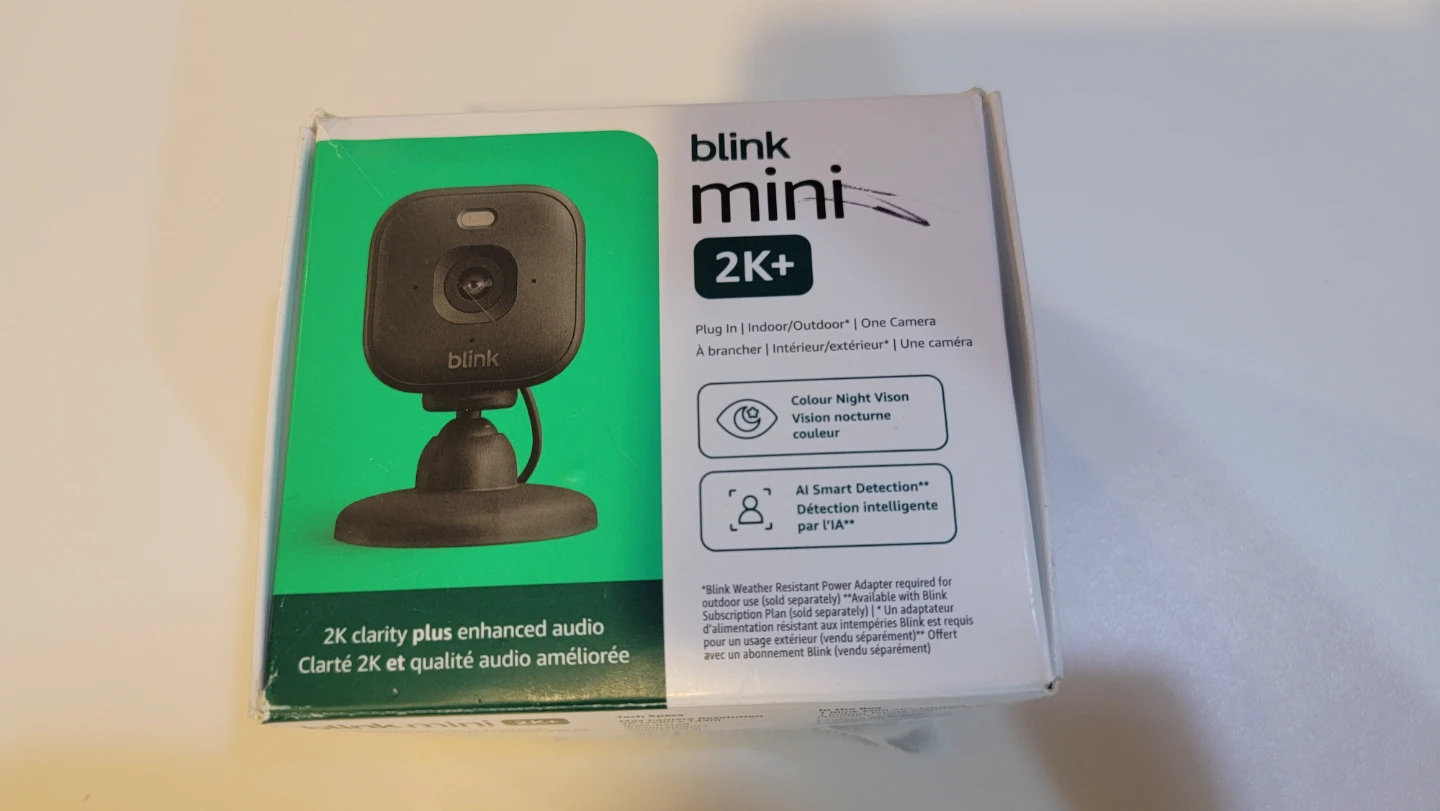 Blink Mini 2K+ Smart Security Camera