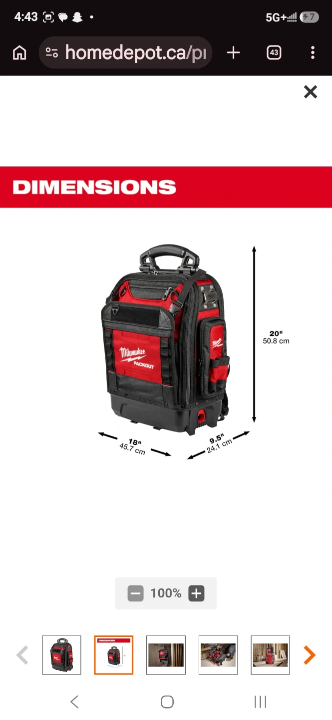 Milwaukee PACKOUT Tool Backpack - photo 5