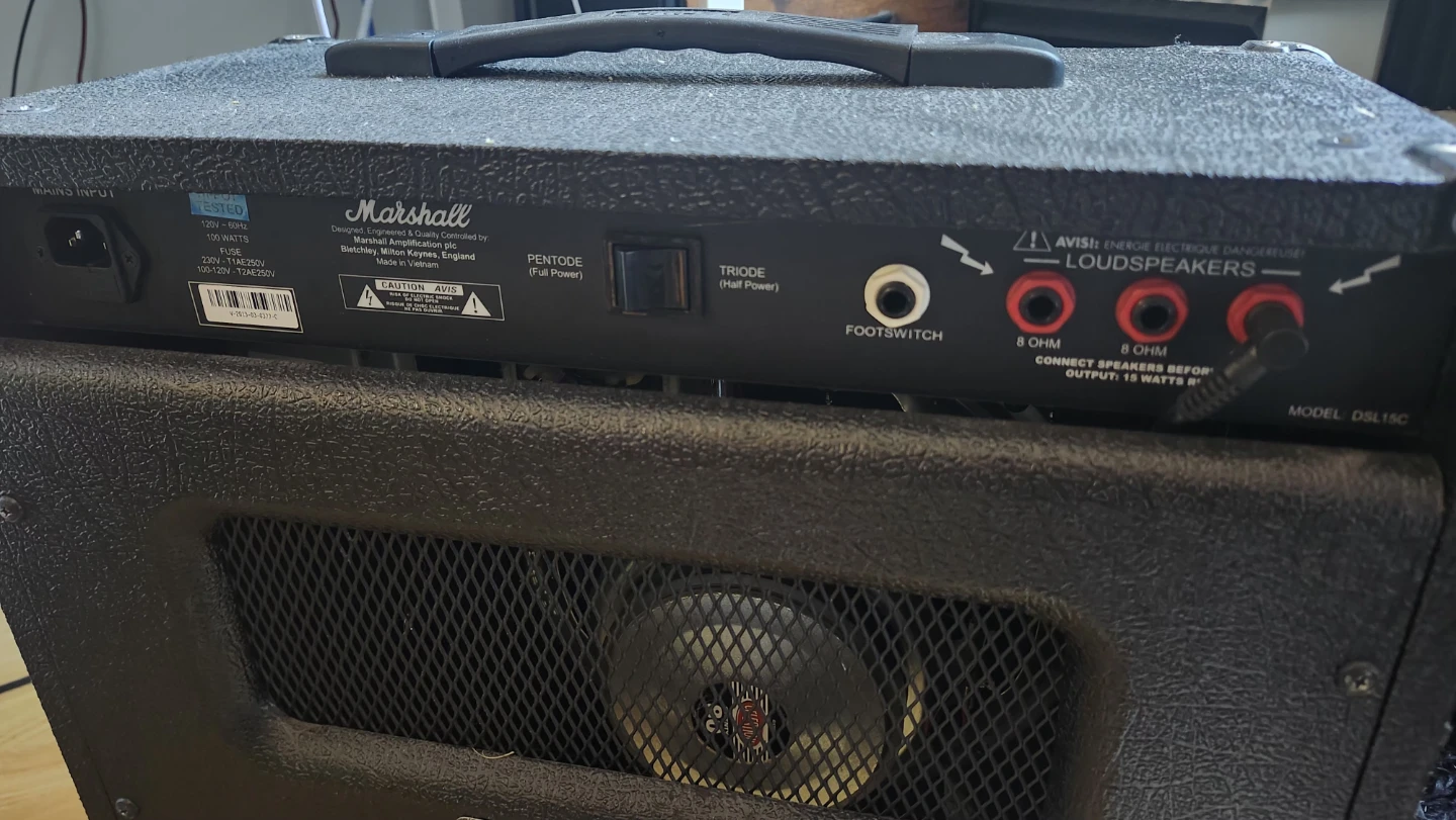 Marshall DSL15C tube combo amp - photo 3