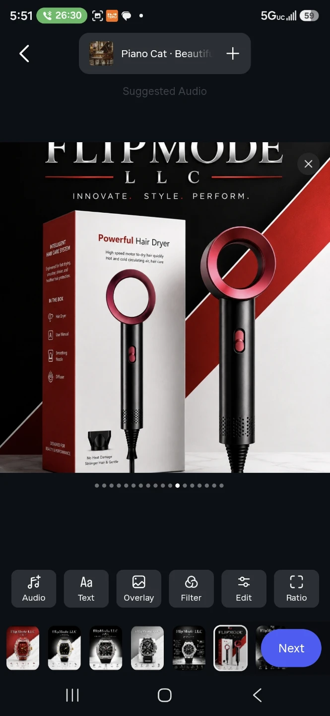 Flipmode LLC Powerful Hair Dryer