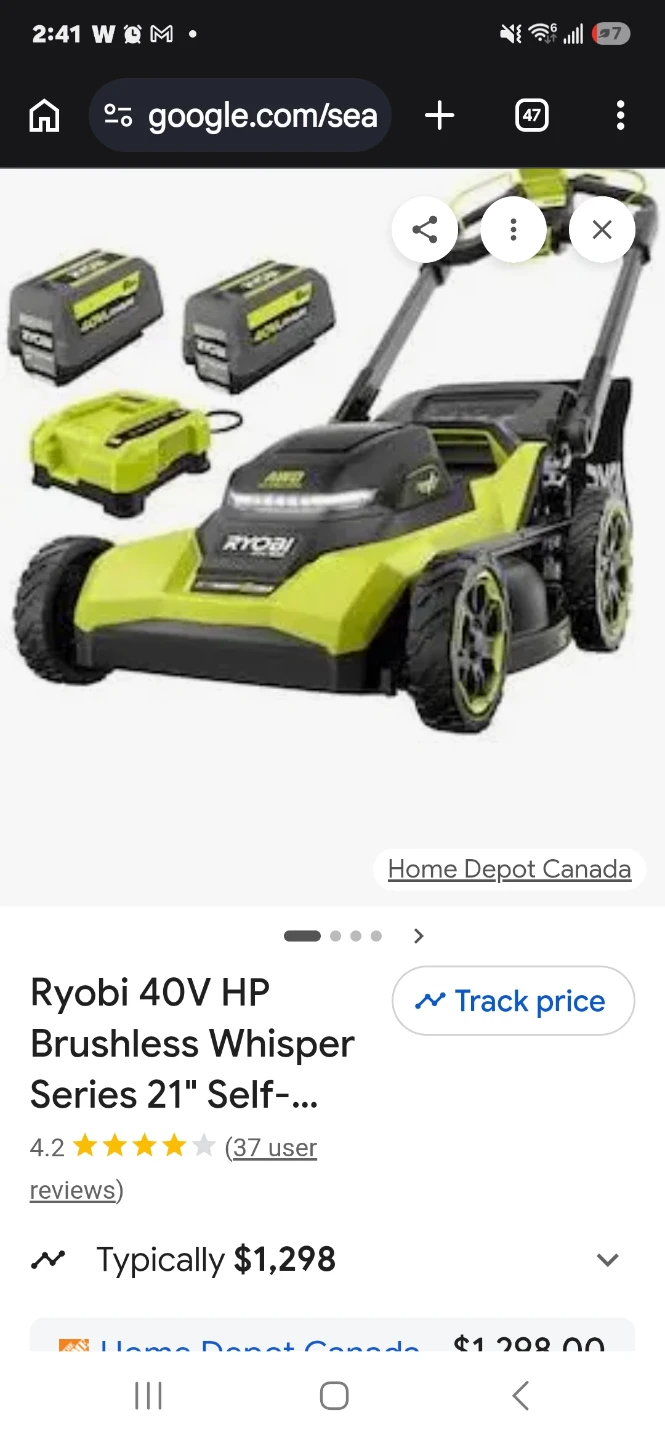 Ryobi Lawnmower - photo 2