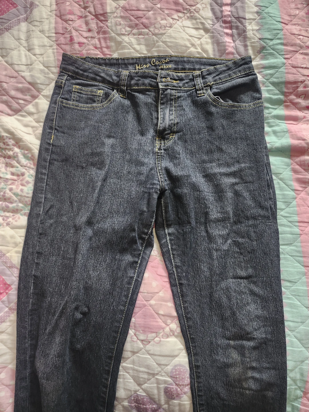 2000's Vintage Embroidered Pocket Low rise Flared Jeans - photo 2