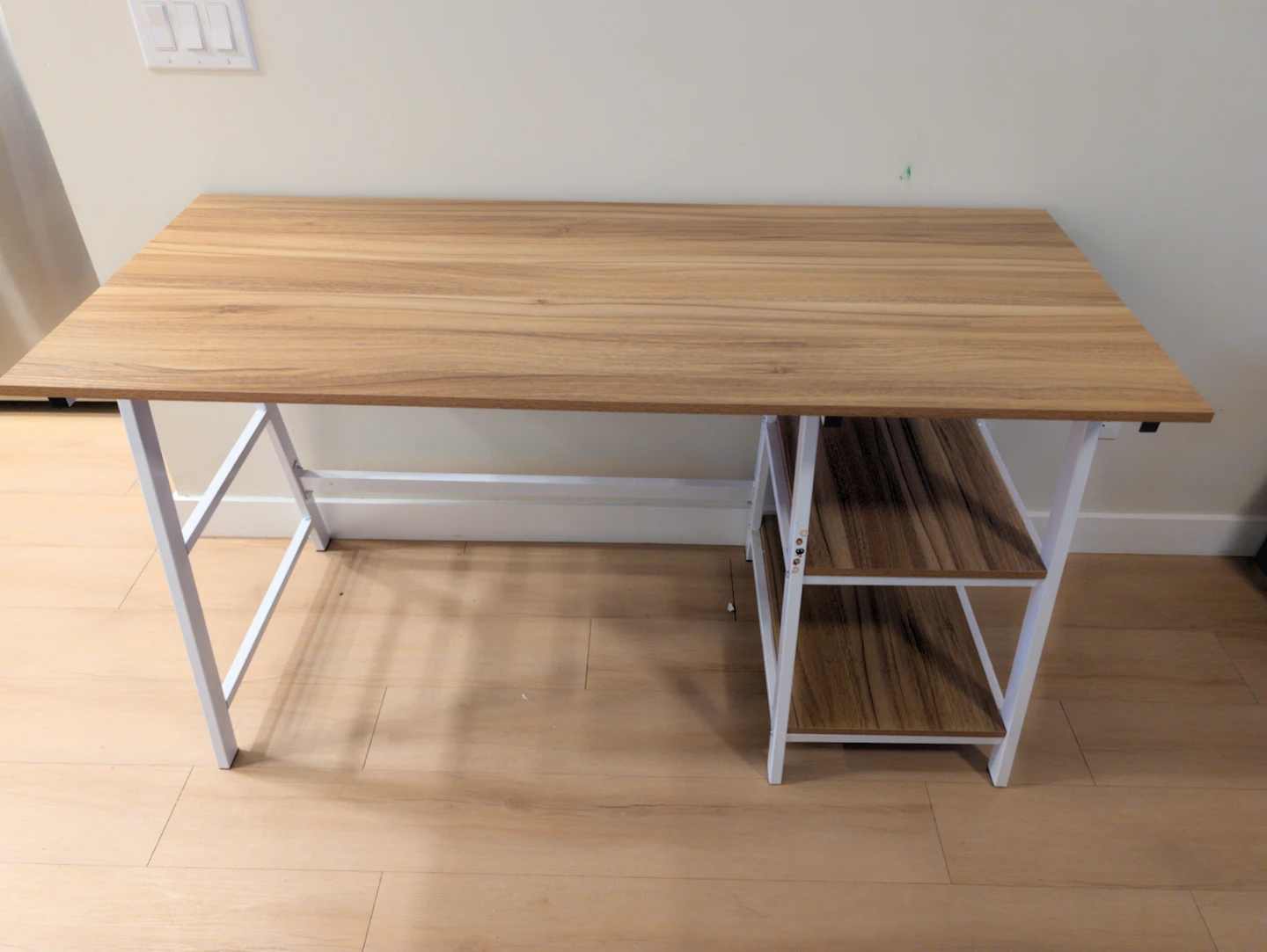 Desk with Shelves