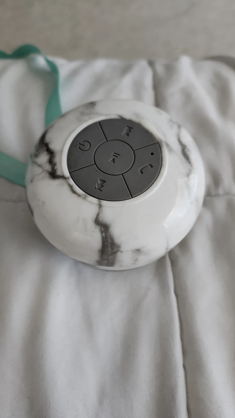 Marble Print Shower Speaker