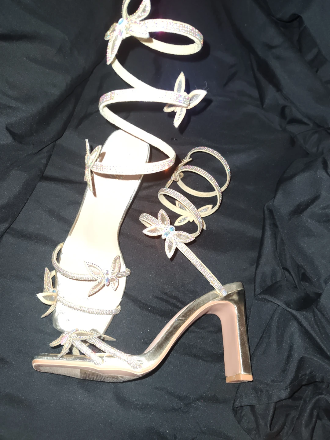 White Bradford Heels Size 6.5M - photo 4