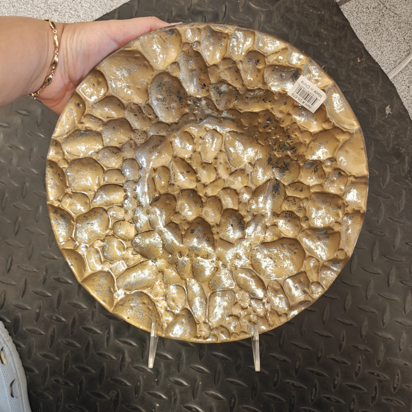 Textured Decorative Plate - photo 5