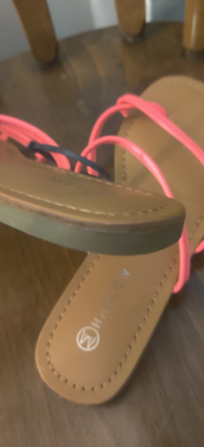 Harlow Pink Thong Sandals. Size 6 - photo 4