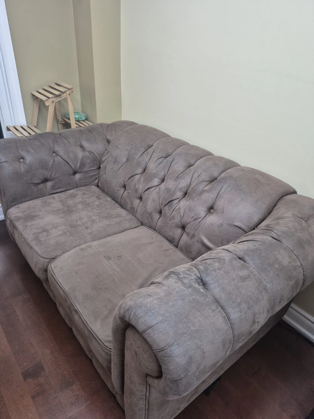Tufted Sofa Set - Brown