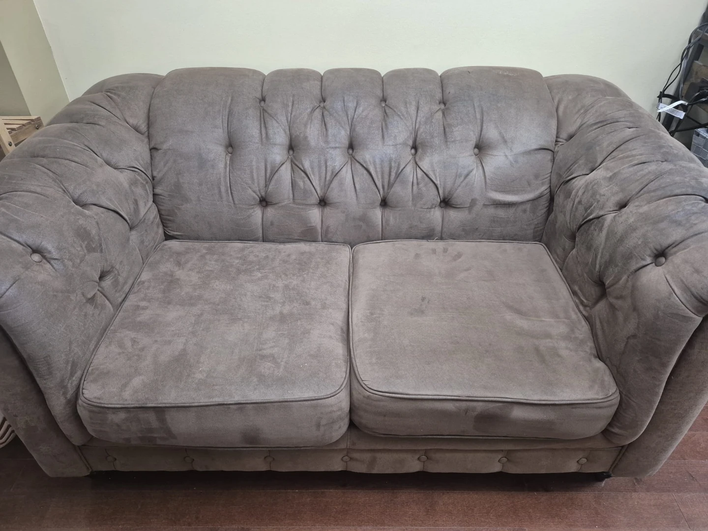 Tufted Sofa Set - Brown - photo 3