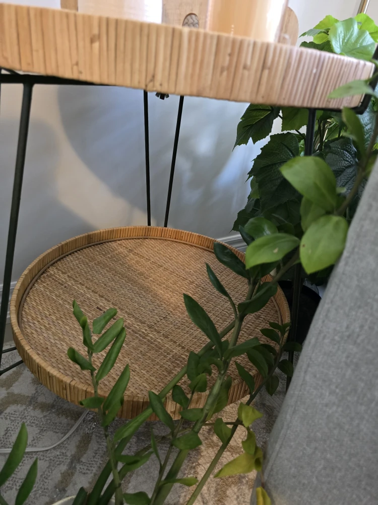 *Moving Sale* Wicker 2 tier end table - photo 2