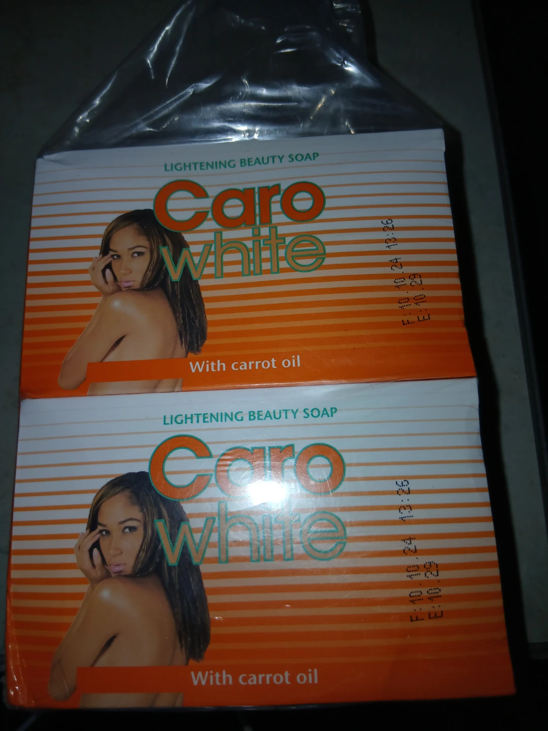 Caro White Lightening Beauty Soap with Carrot Oil (2 bars)