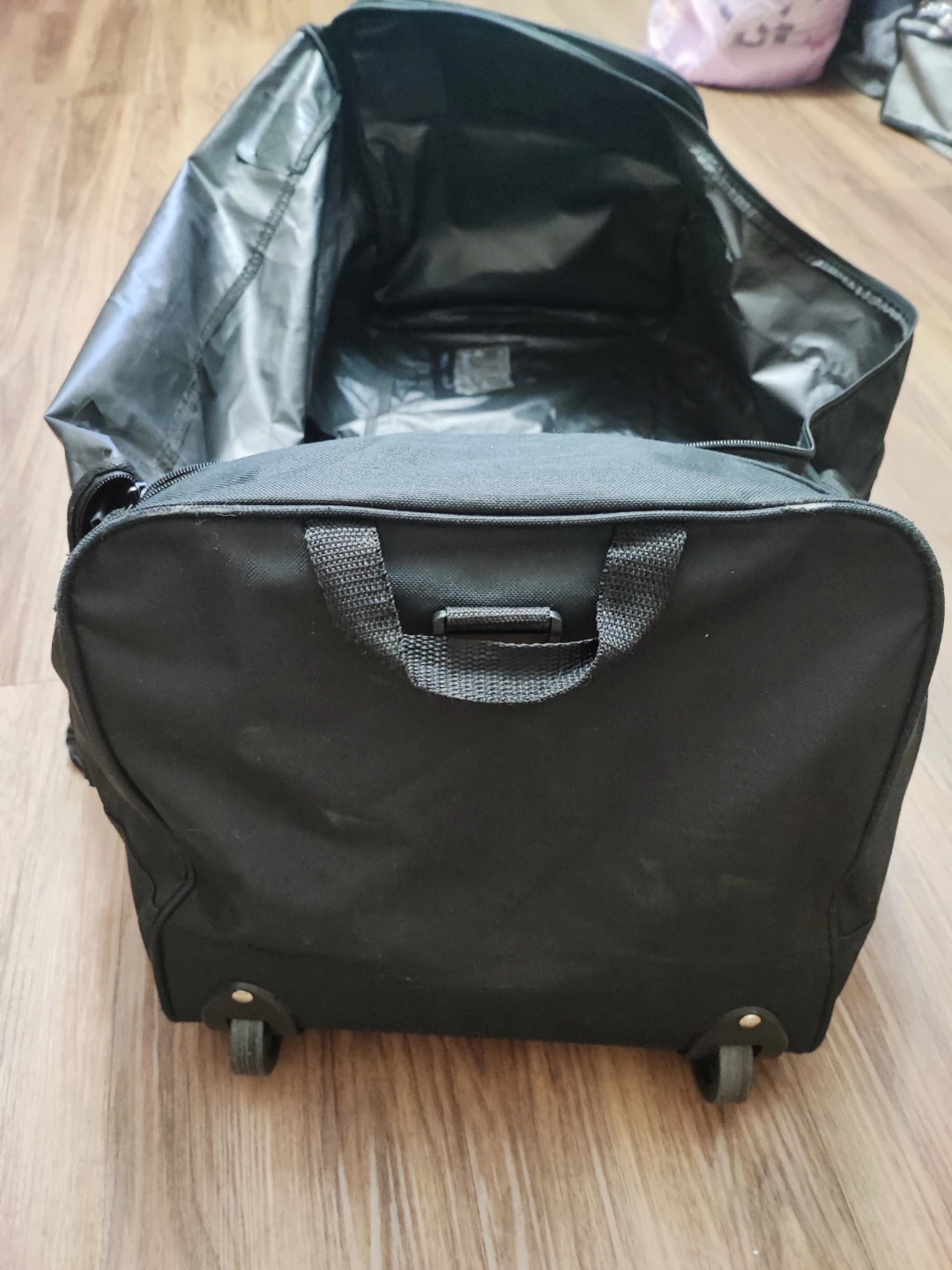 Black Rolling Duffel Bag - photo 4