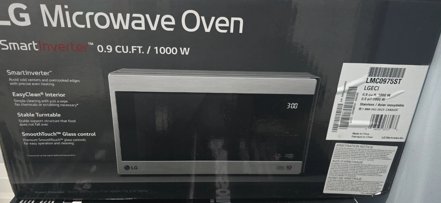 LG Smart Inverter Microwave Oven - photo 4